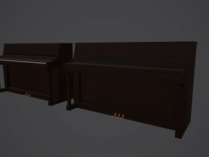 old piano 3Dモデル