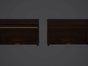 old piano 3Dモデル