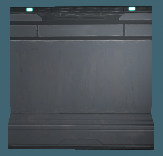 scifi wall 3Dモデル .c4d .max .obj .3ds .fbx .stl .blend 