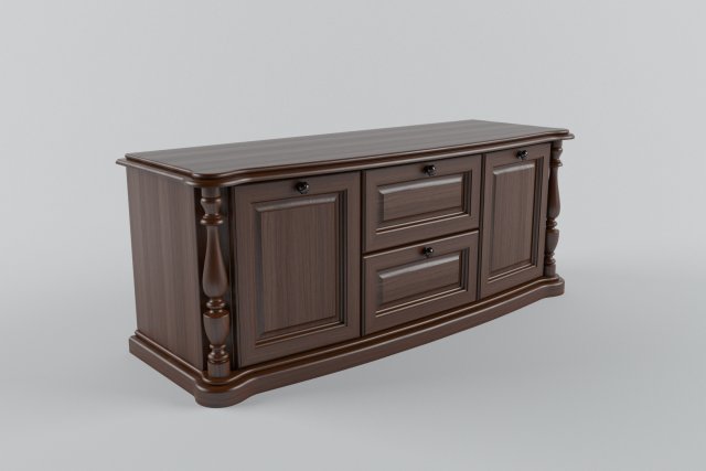 hest of drawers 3D Model .c4d .max .obj .3ds .fbx .stl .blend 