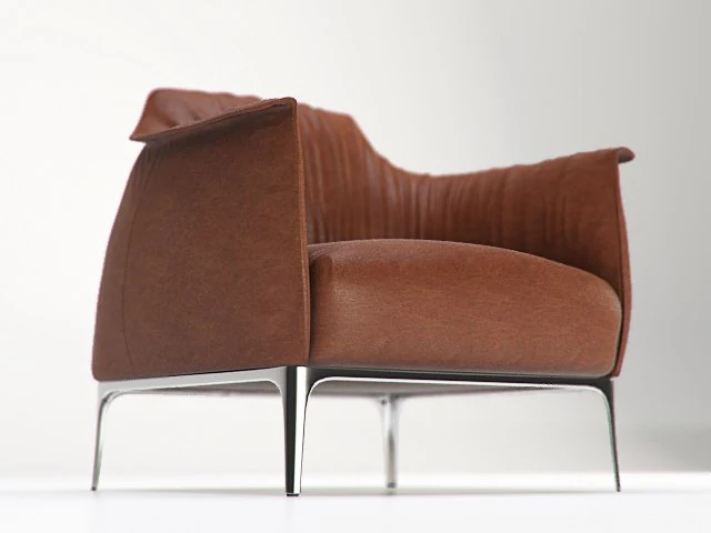 armchair 01 3D Model .c4d .max .obj .3ds .fbx .stl .blend 