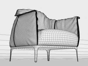 armchair 01 3D Model