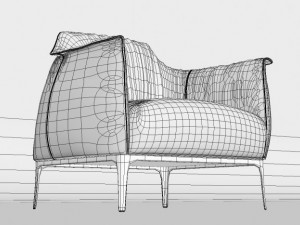 armchair 01 3D Model
