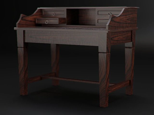 scrivania 01 Modello 3D .c4d .max .obj .3ds .fbx .stl .blend 