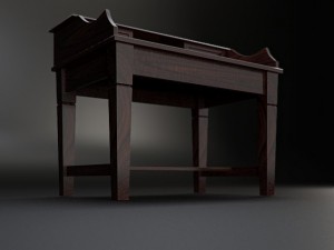 desk 01 3D Model