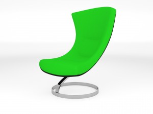 modern chair 3D मॉडल