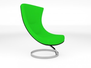 modern chair 3D मॉडल