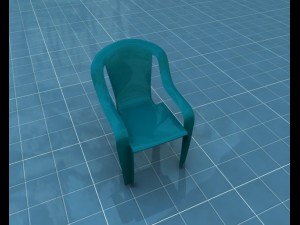 plastic chair 3D Model
