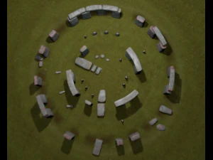 stonehenge Modello 3D
