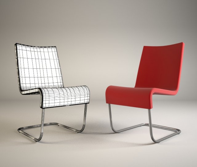 skip chair 3D Model .c4d .max .obj .3ds .fbx .stl .blend 