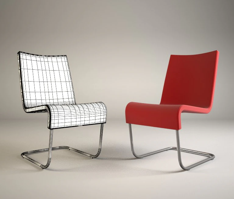 skip chair 3D Model .c4d .max .obj .3ds .fbx .stl .blend 