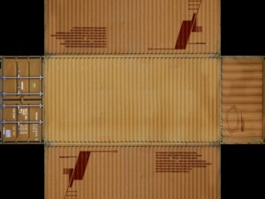 cargo containers Modello 3D