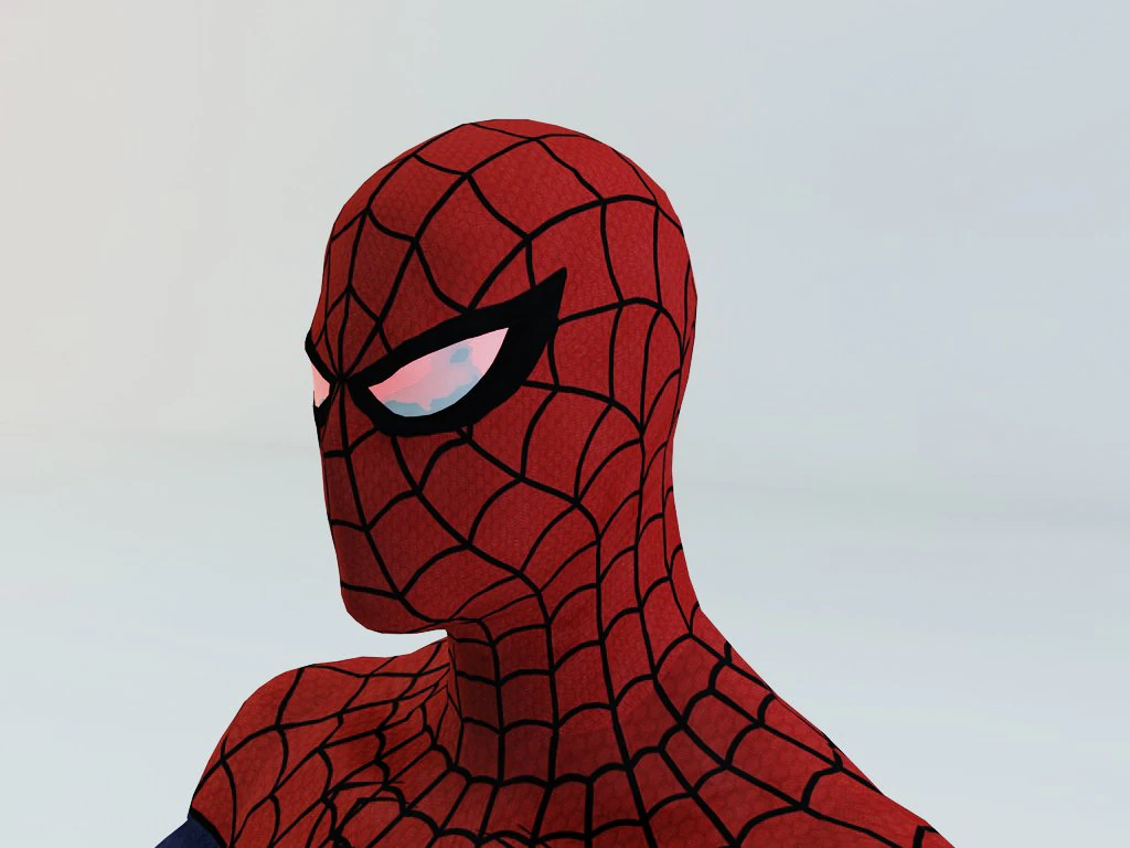 spiderman 3D Model .c4d .max .obj .3ds .fbx .stl .blend 