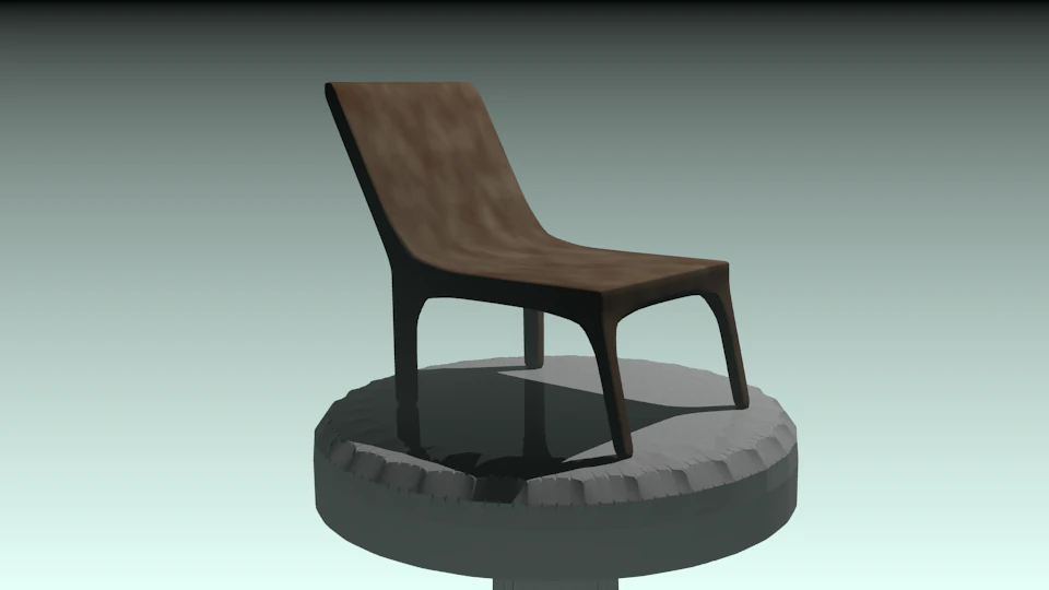dht chair  simple 11 3D Model .c4d .max .obj .3ds .fbx .stl .blend 