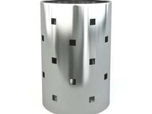 wastepaper basket squaro Modelo 3D