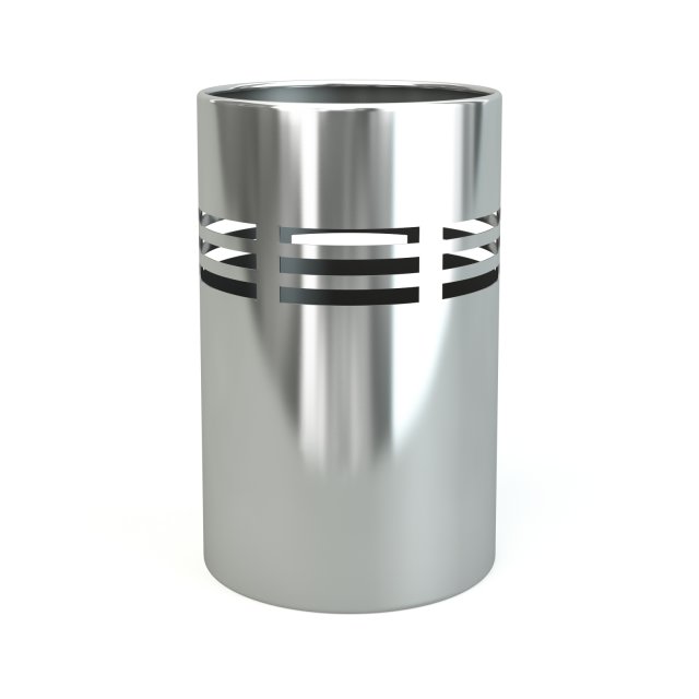 bathroom bin slice 3D Model .c4d .max .obj .3ds .fbx .stl .blend 