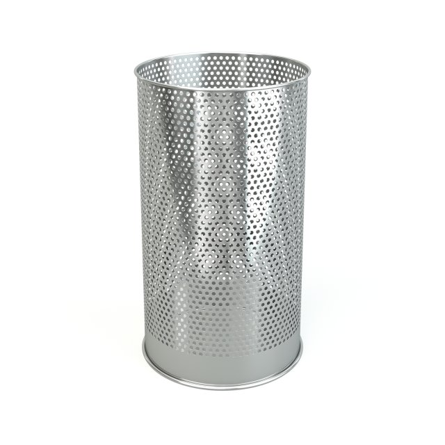wastepaper basket pako 3D Model .c4d .max .obj .3ds .fbx .stl .blend 