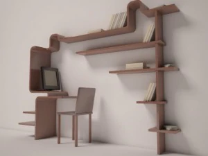 &ccedil;oklu k&uuml;t&uuml;phane 3D Model