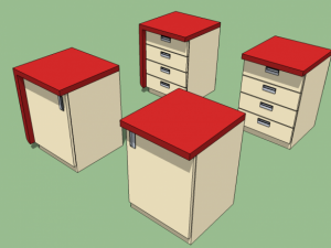 cabinet modules 3D Model