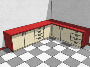 cabinet modules 3D 模型