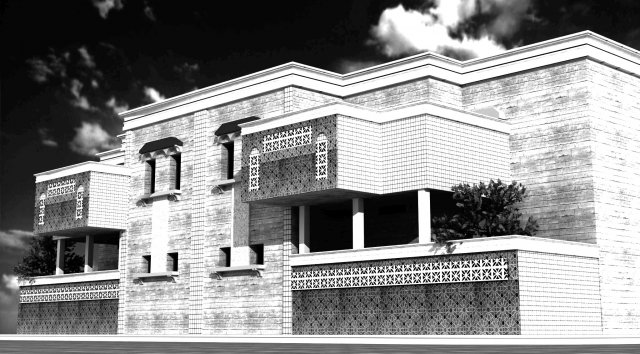 maison 3D Model .c4d .max .obj .3ds .fbx .stl .blend 