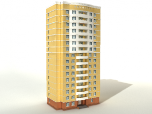 highrise building Model 3D
