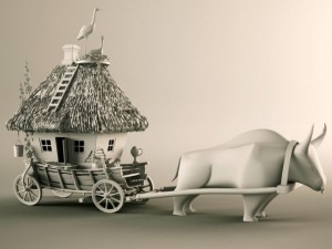 mobile home 3D-Modell