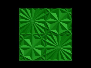 패턴 타일 3D 모델