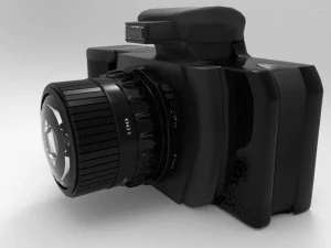 appareil photo simple Modèle 3D