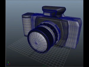 appareil photo simple Modèle 3D