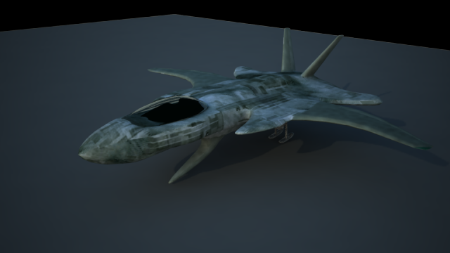 rigged space shipe design 3D 模型 .c4d .max .obj .3ds .fbx .stl .blend 