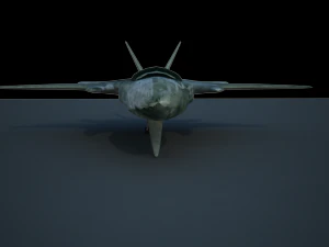 rigged space shipe design 3D Model
