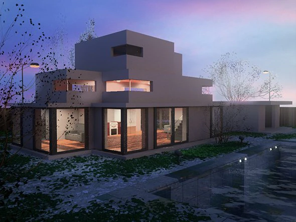 bulding v-ray setup 3D Model .c4d .max .obj .3ds .fbx .stl .blend 