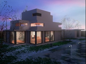 bulding v-ray setup 3D 模型