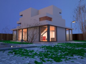 bulding v-ray setup 3Dモデル