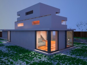 bulding v-ray setup 3Dモデル
