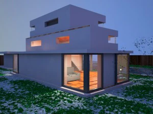 bulding v-ray setup 3D Model