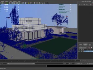 bulding v-ray setup 3D Model