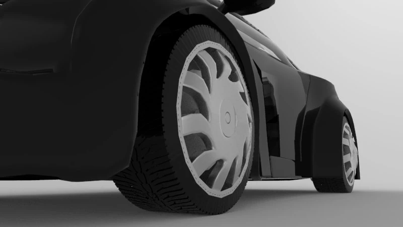 sport car personal design 3D Model .c4d .max .obj .3ds .fbx .stl .blend