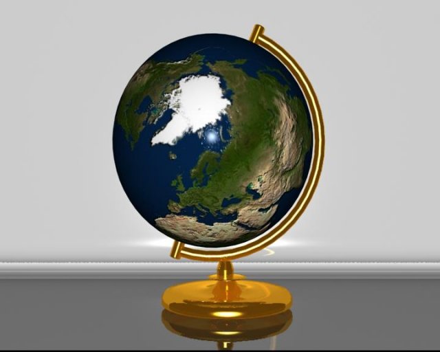 world globe Modèle 3D .c4d .max .obj .3ds .fbx .stl .blend 