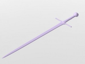 medieval sword 3D-Modell