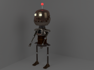 rocky the robot Model 3D