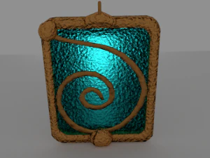 liontin kalung Model 3D