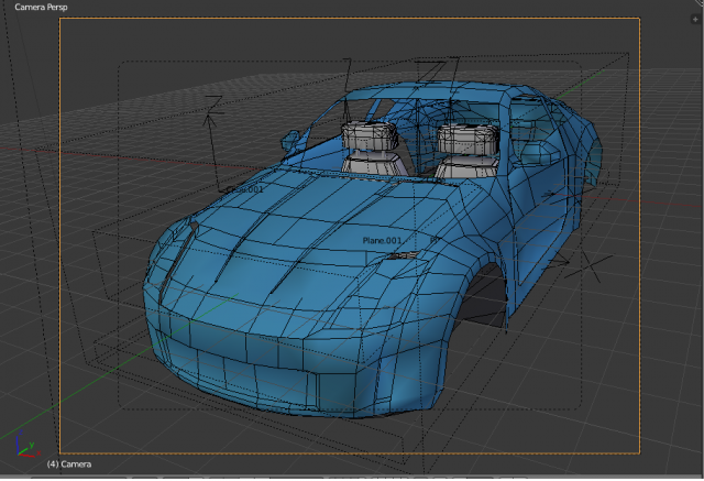 sport car 3D Model .c4d .max .obj .3ds .fbx .stl .blend 