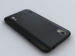 lg p970 optimus black 3D Модель