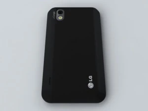 lg p970 optimus black 3D Model