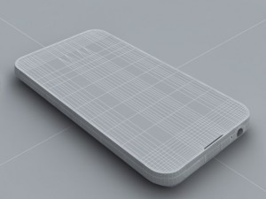 lg p970 optimus black 3D Модель