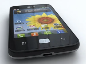 lg optimus hub 3D Model