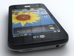 lg optimus hub 3D Model