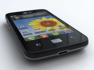 lg optimus hub 3D Model